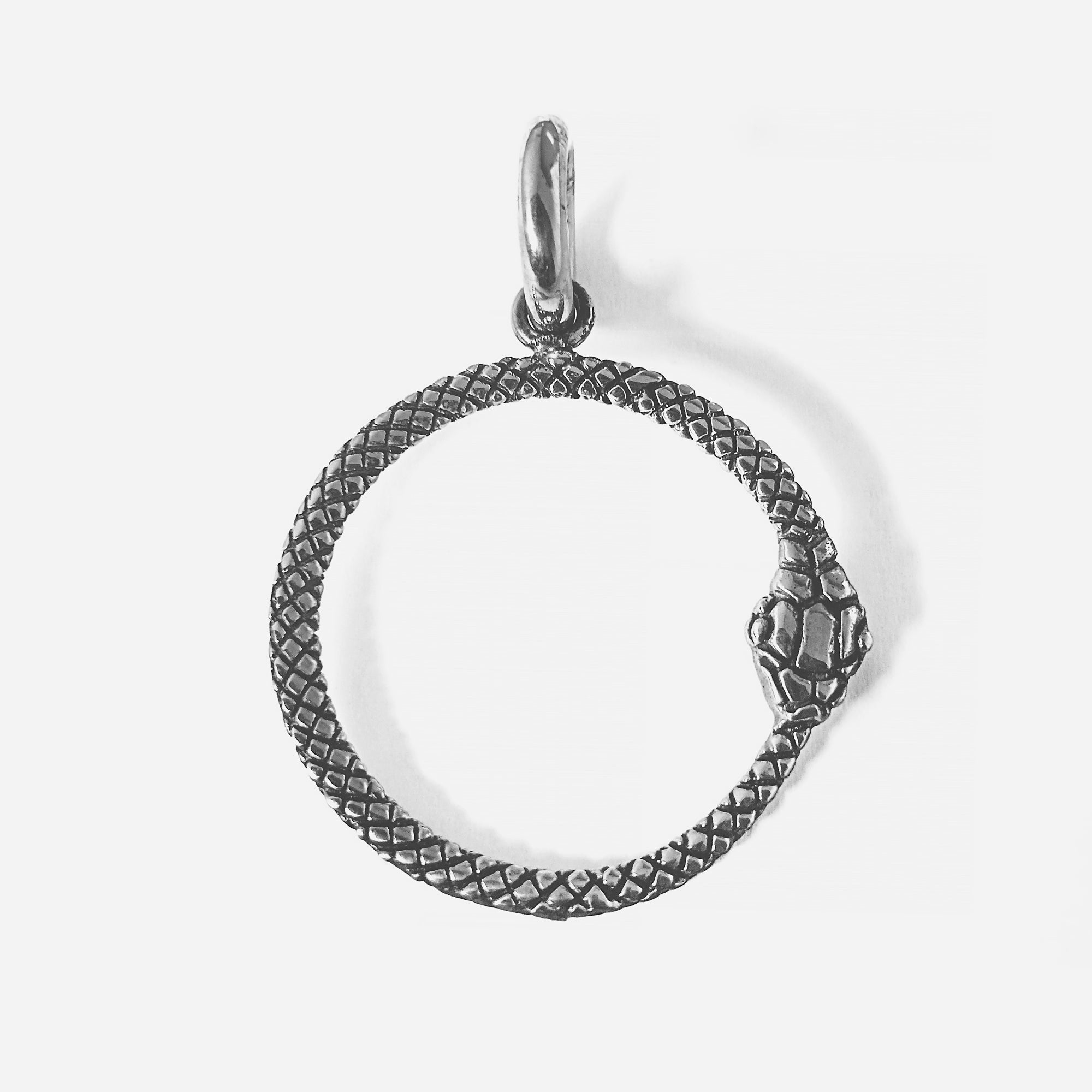 Snake Pendant Sterling Silver