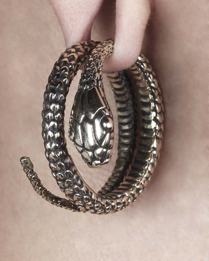 Snake Ear Weights Brass