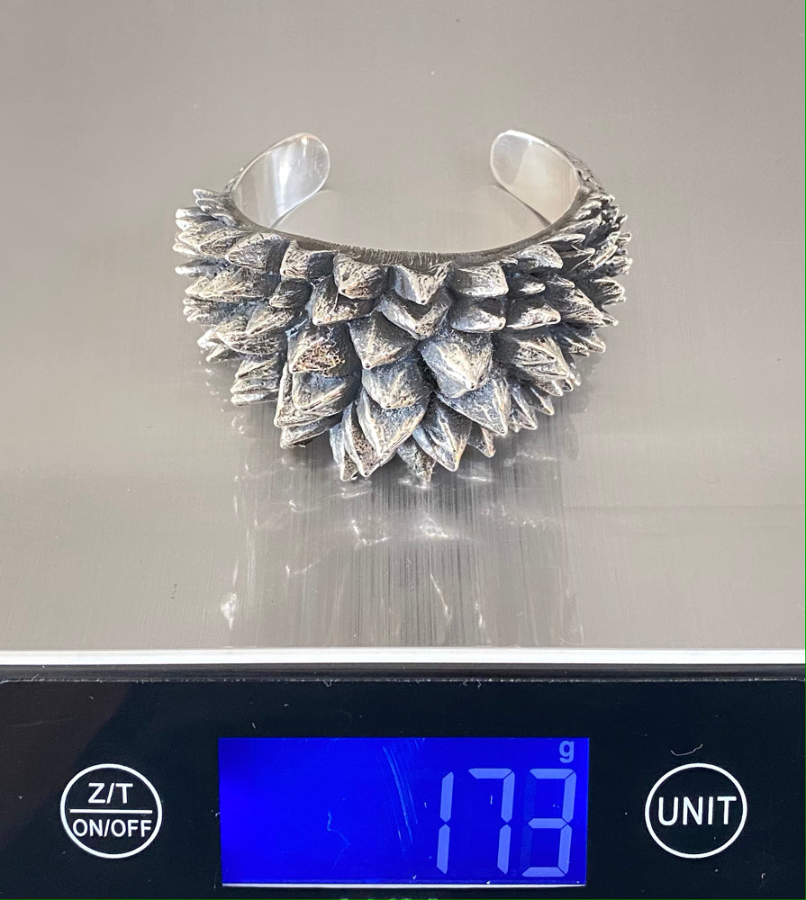 Spike Cuff Silver - eleven44