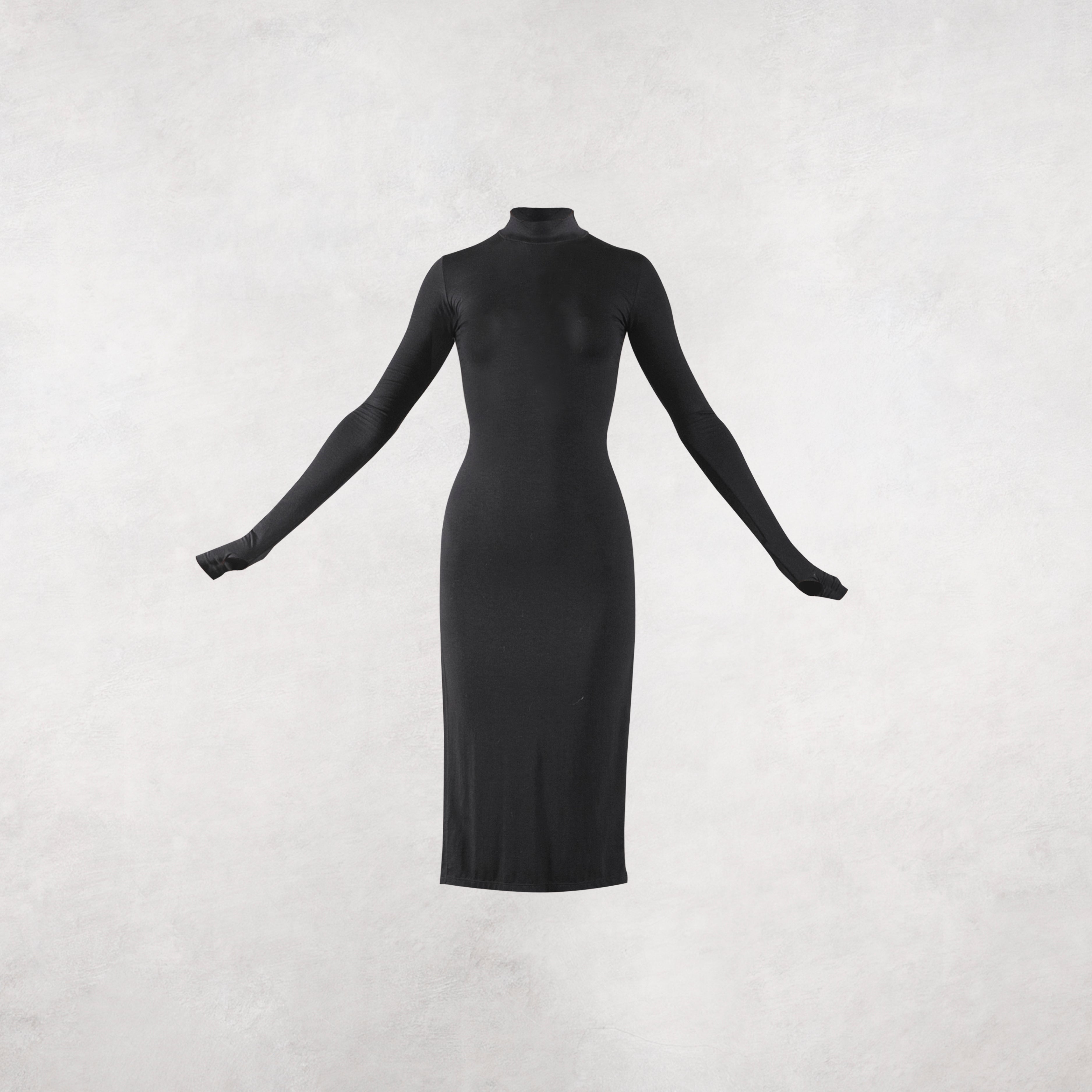 Split Dress Long Sleeve