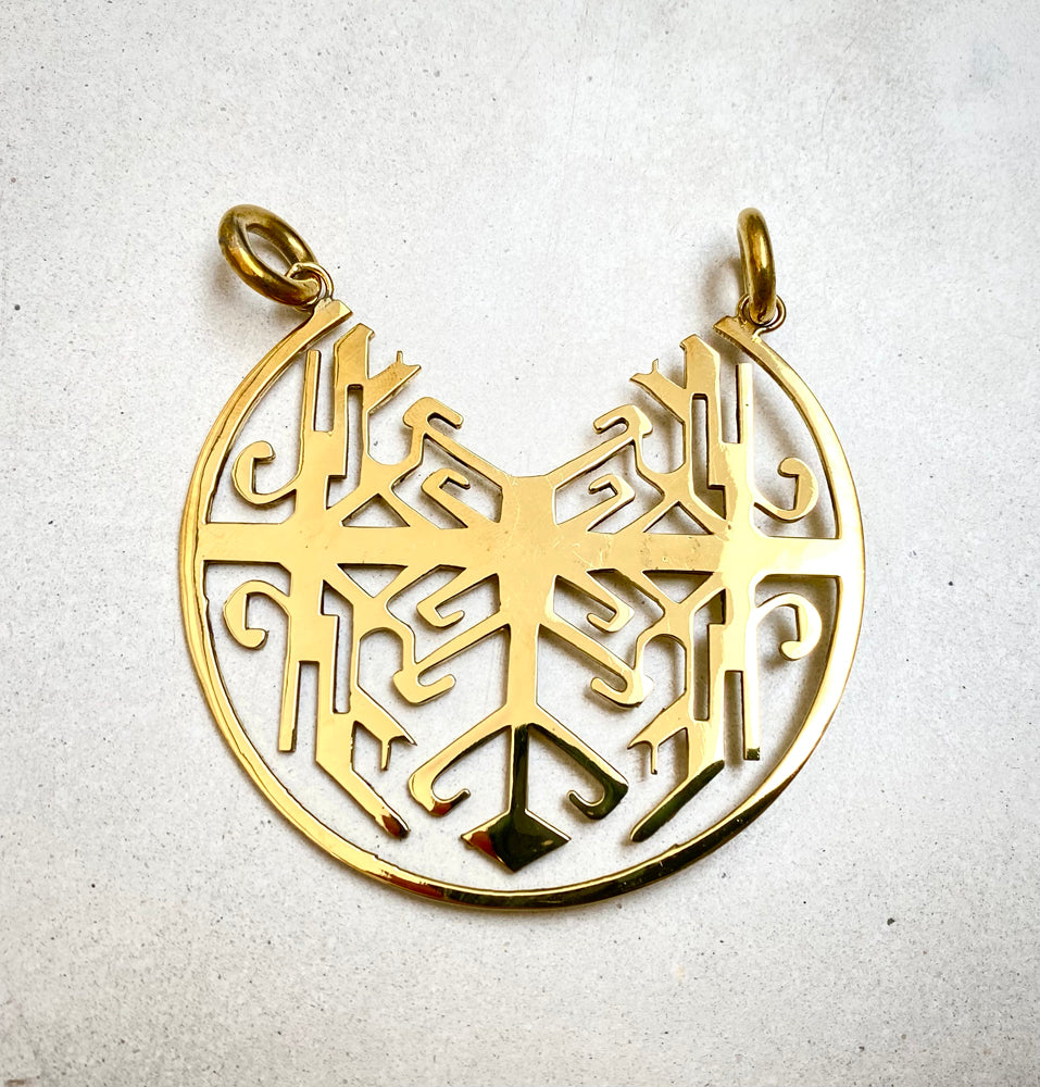 Sumatra Pendant Brass