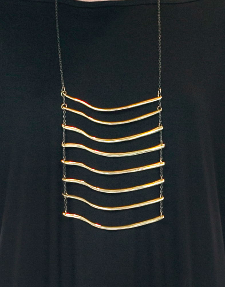 Bone Breast Plate Brass