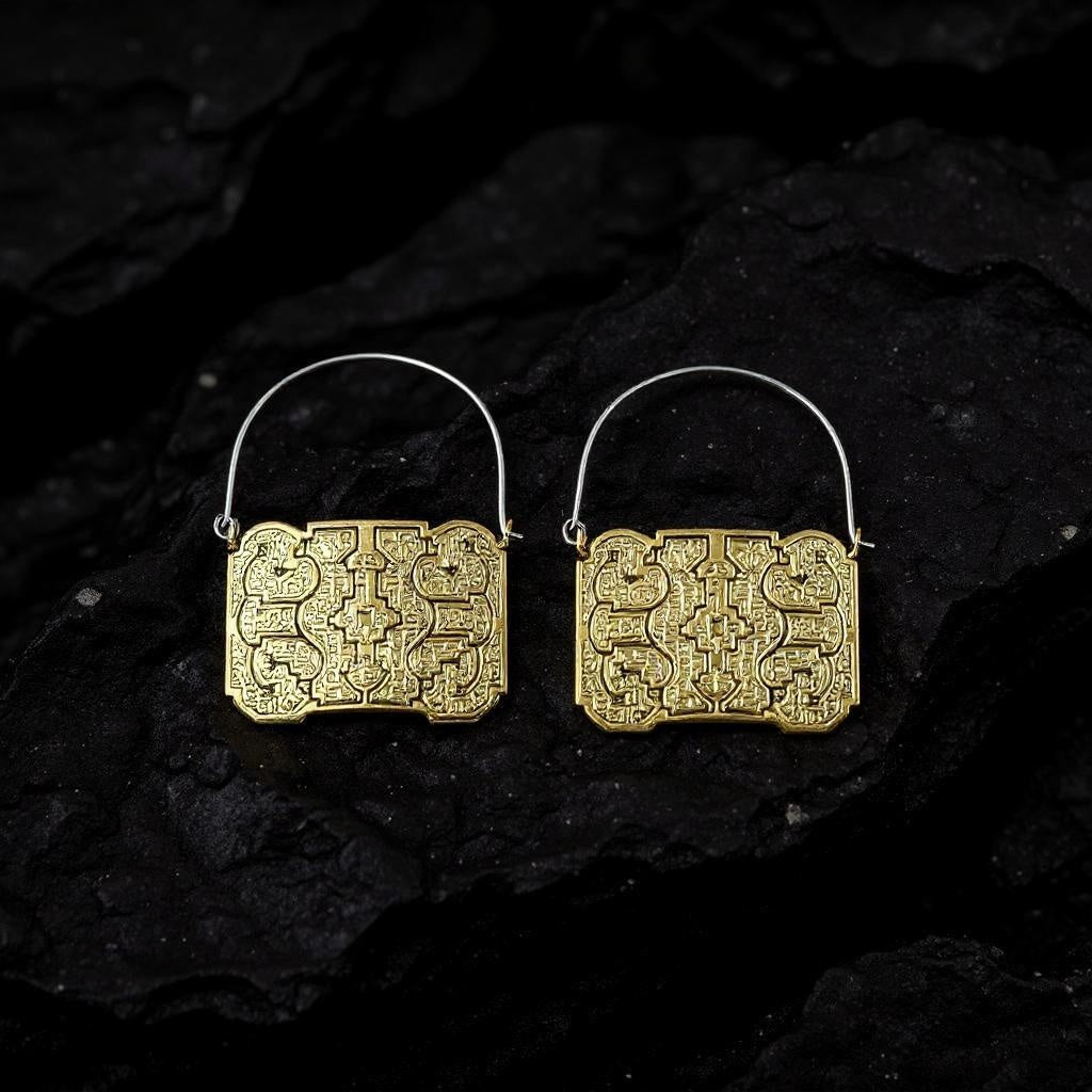 Shipibo Hoops Brass