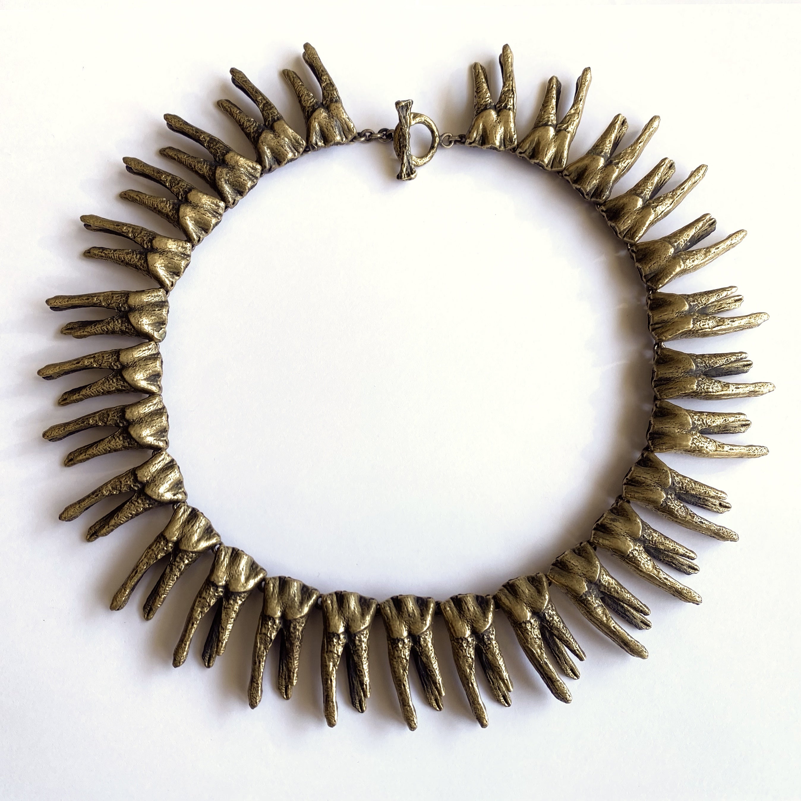 Tooth Choker Brass