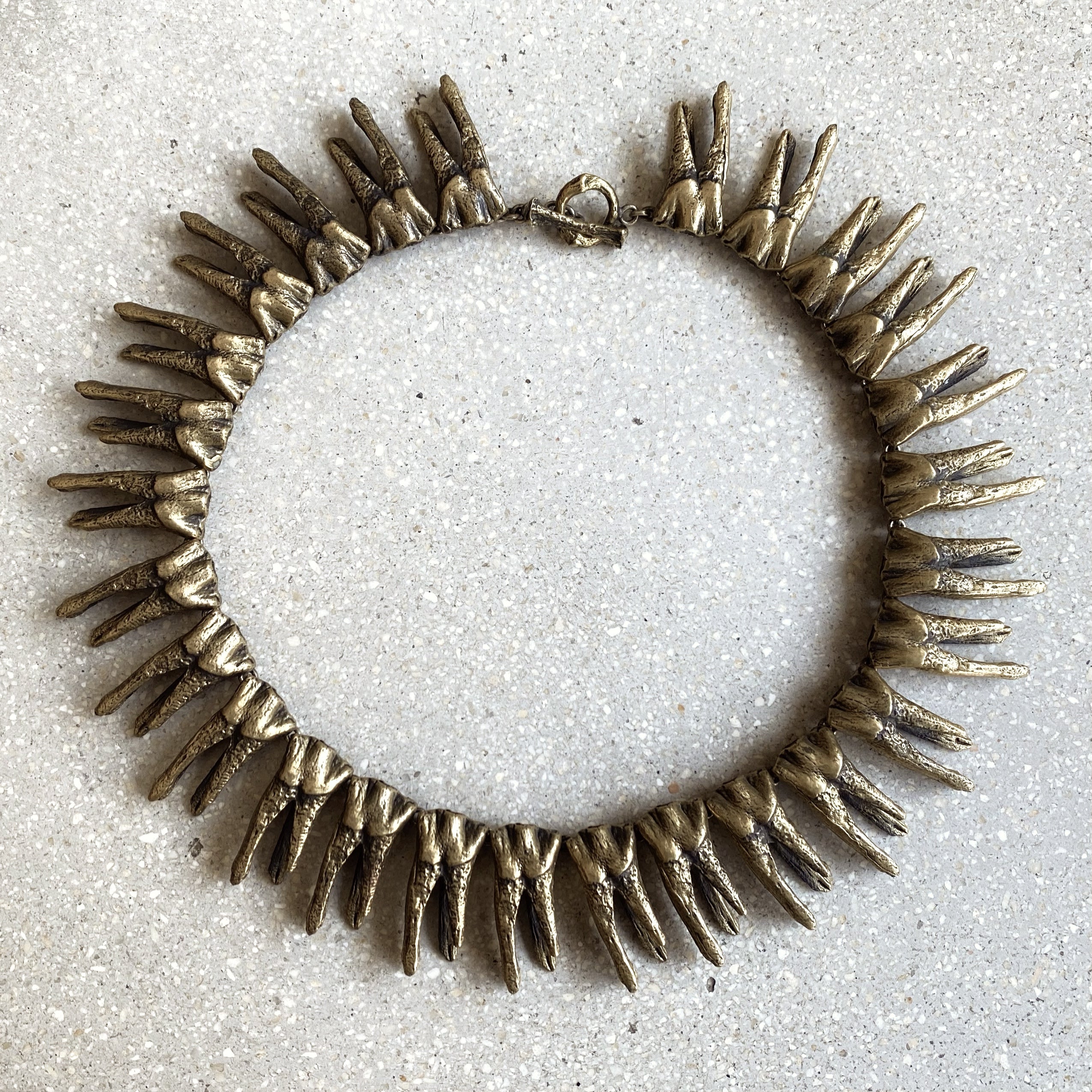 Tooth Choker Brass