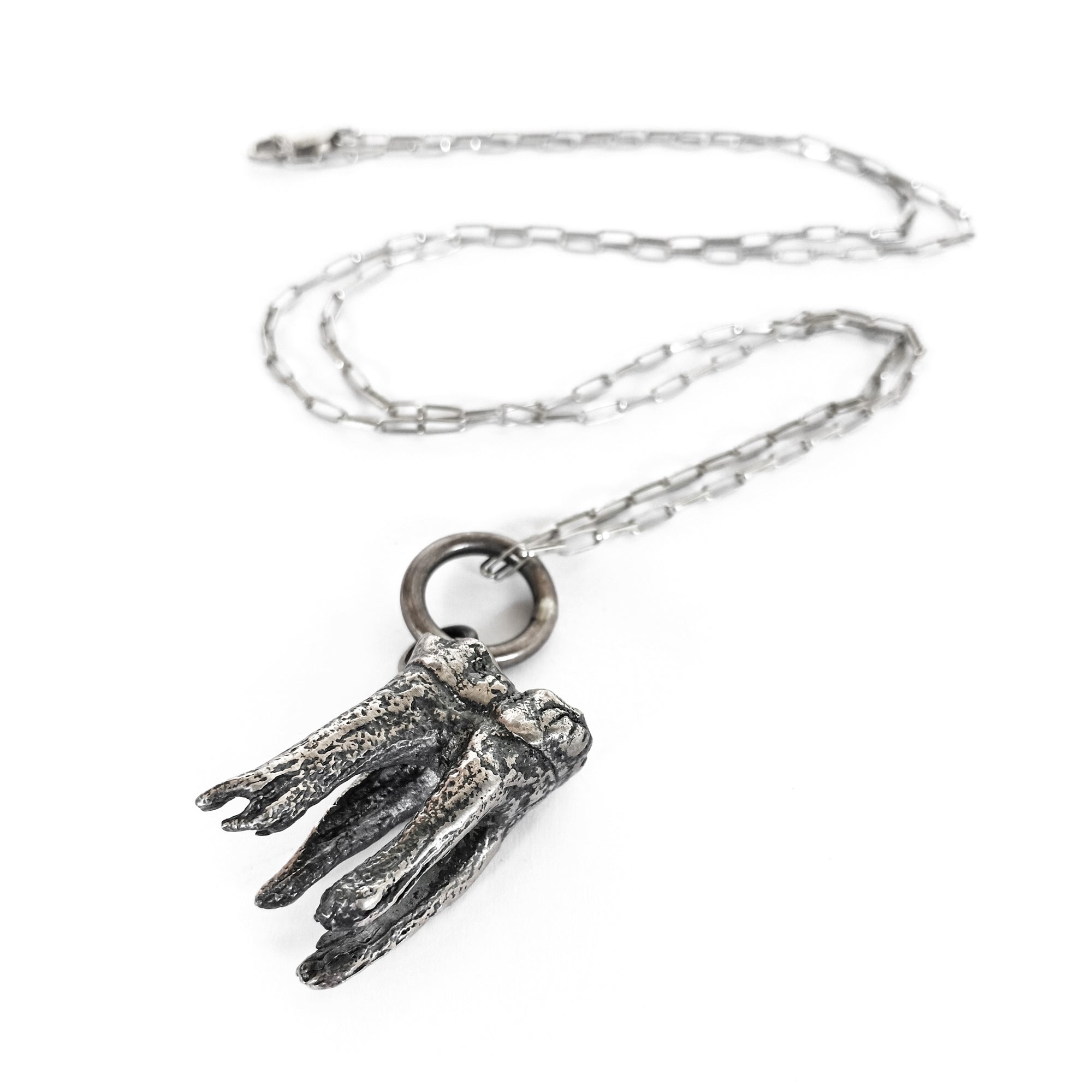 Tooth Pendant Sterling Silver