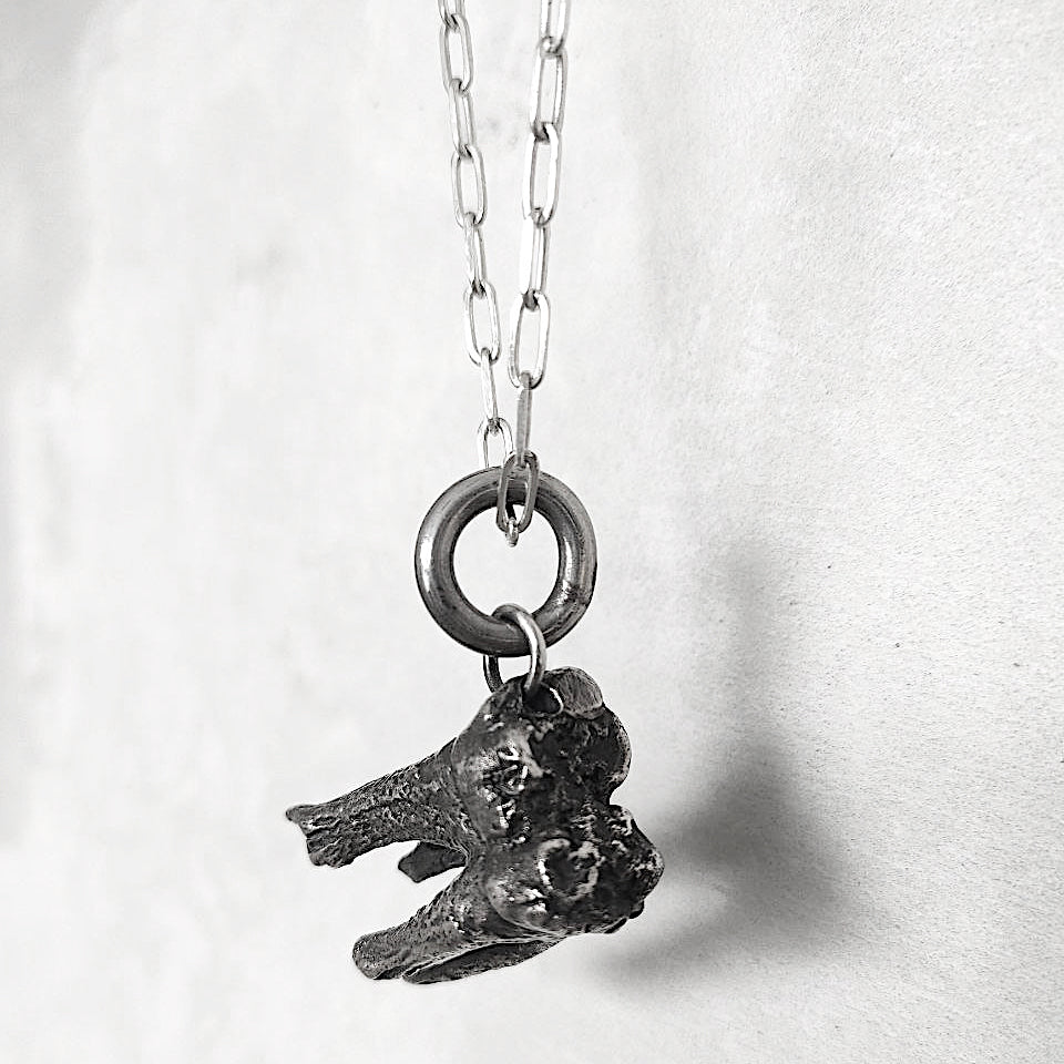 Tooth Pendant Sterling Silver