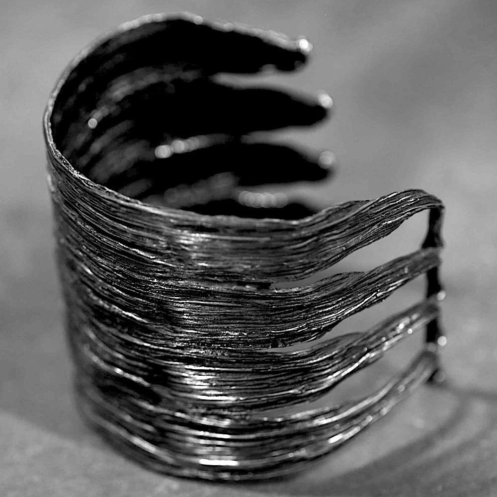 Vanilla Pod Cuff Sterling Silver