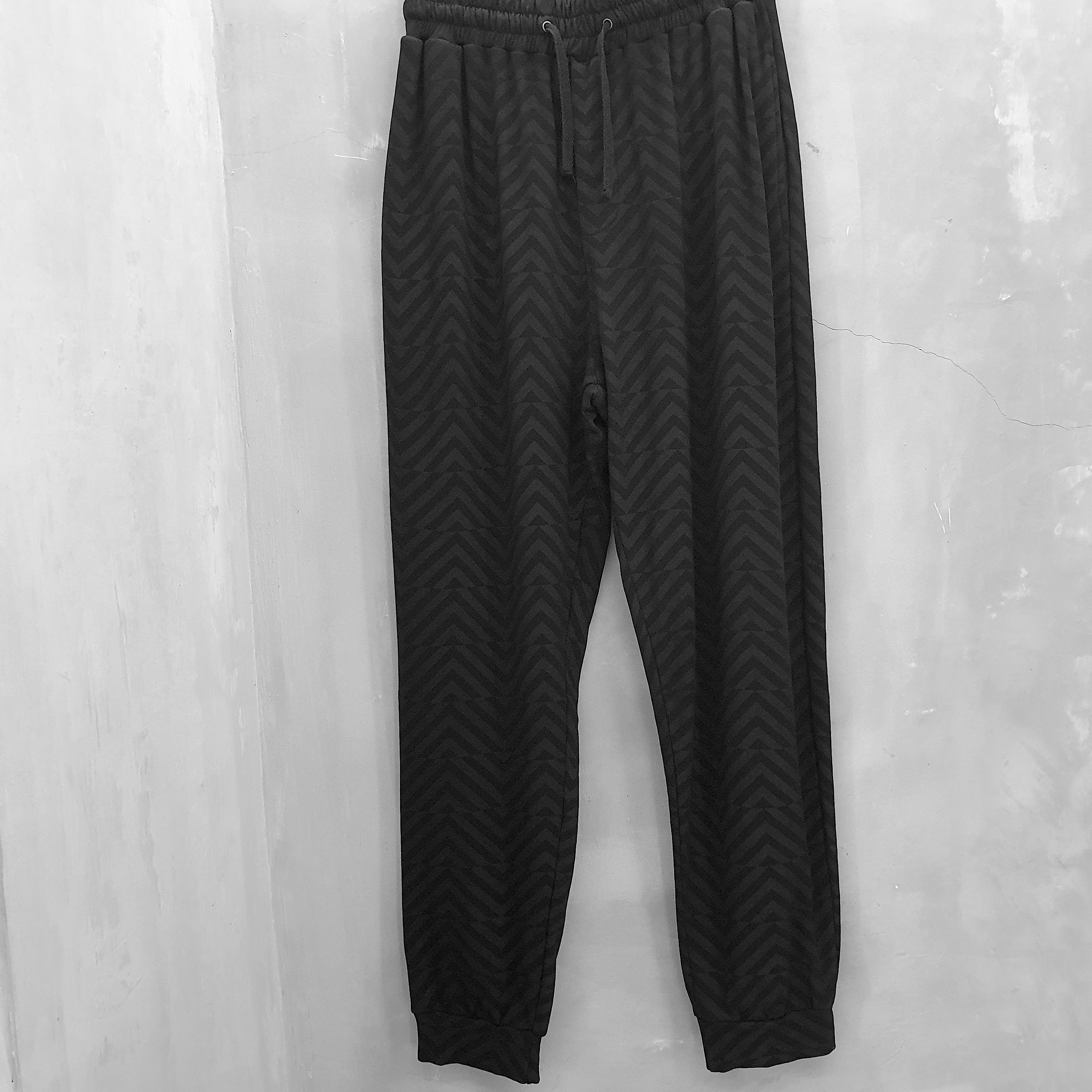 Men's Zig Zag Sweatpants Bamboo Terry