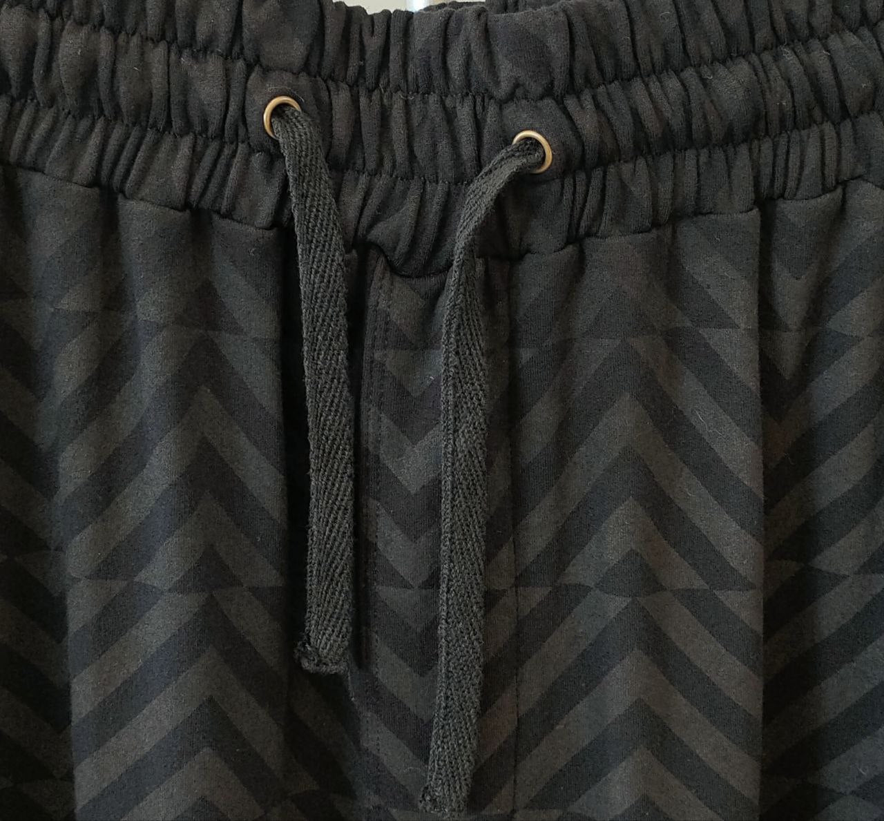 Men's Zig Zag Sweatpants Bamboo Terry