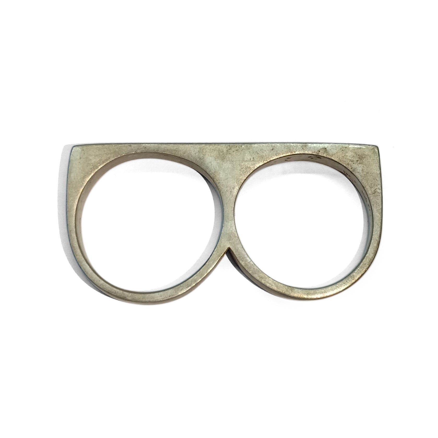 2 Finger Ring Slim Square Acid