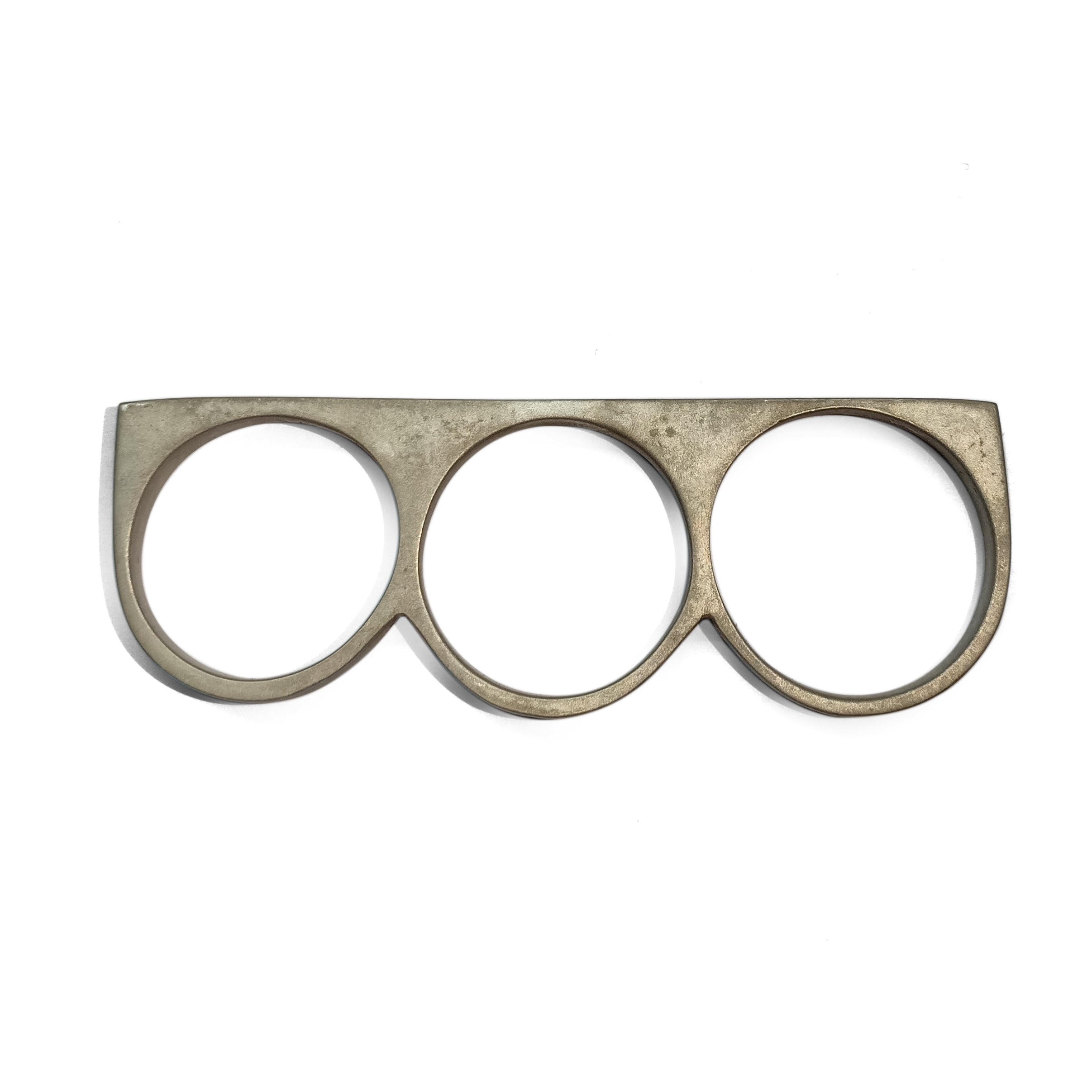 3 Finger Ring Slim Square Acid