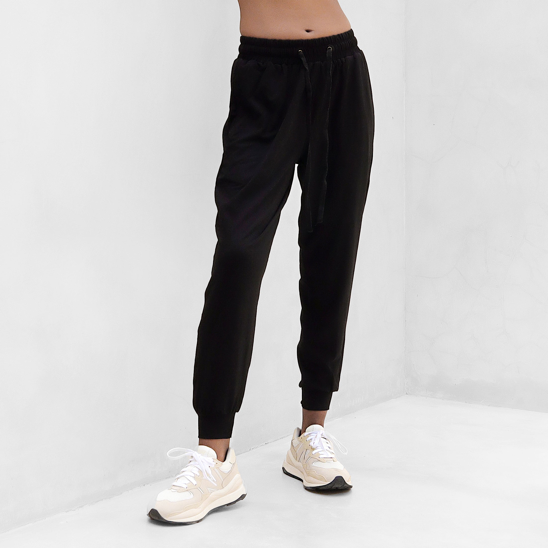 Black Modal Sweatpants