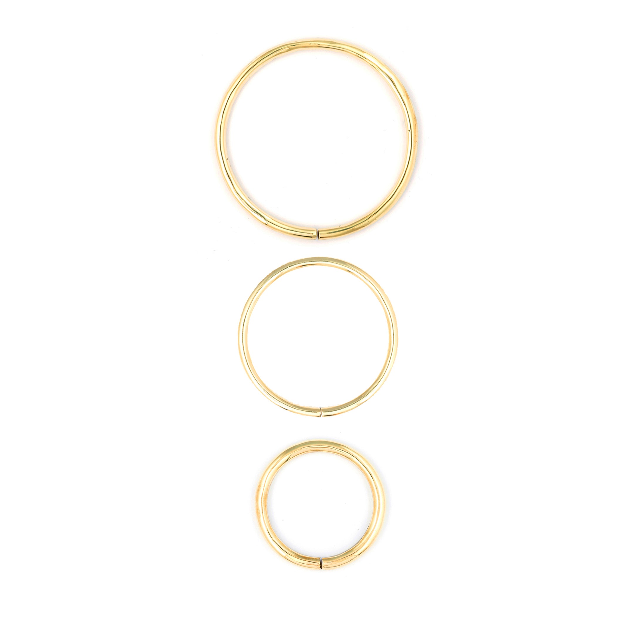 Gauged Hoops Brass