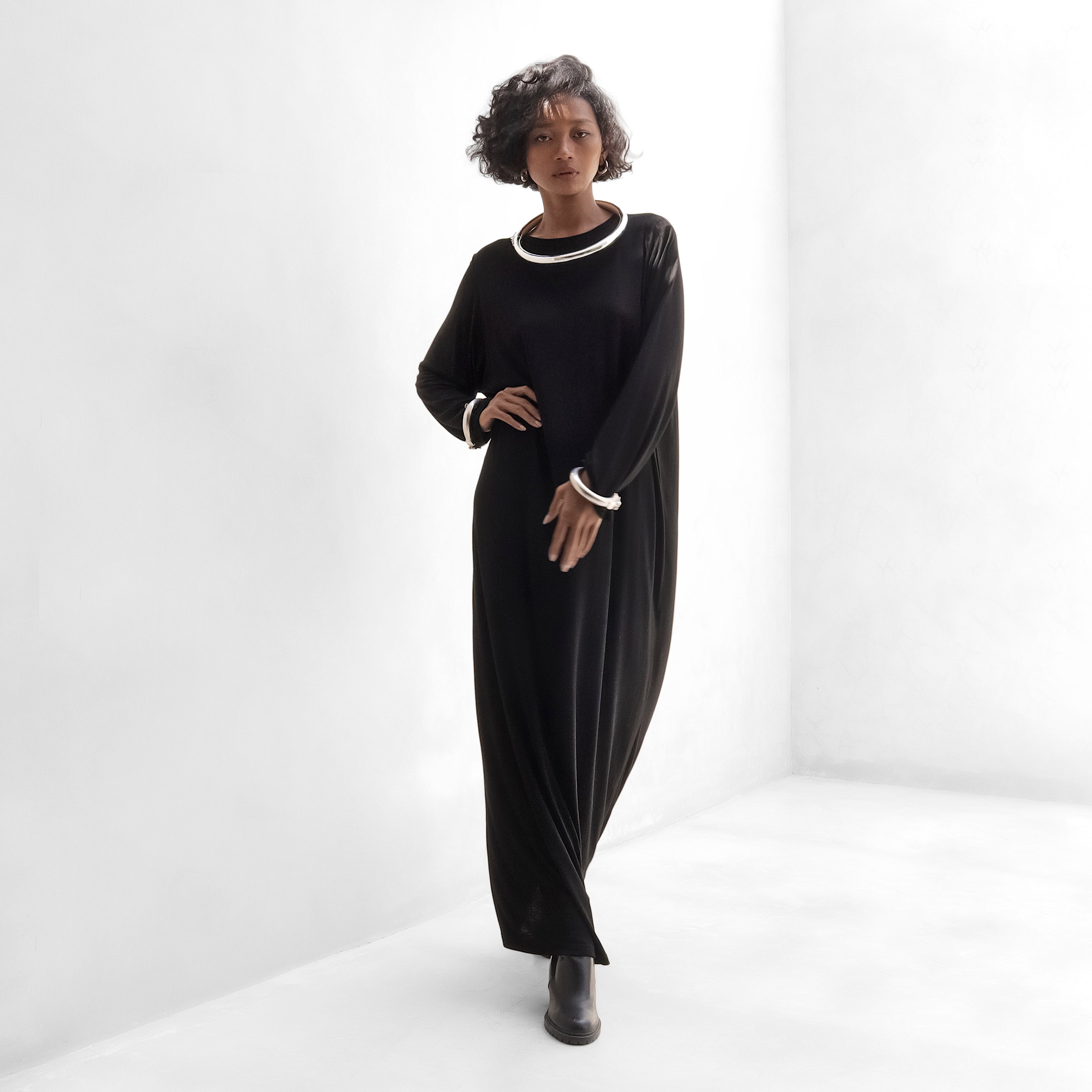 Kaftan Long Sleeve Black