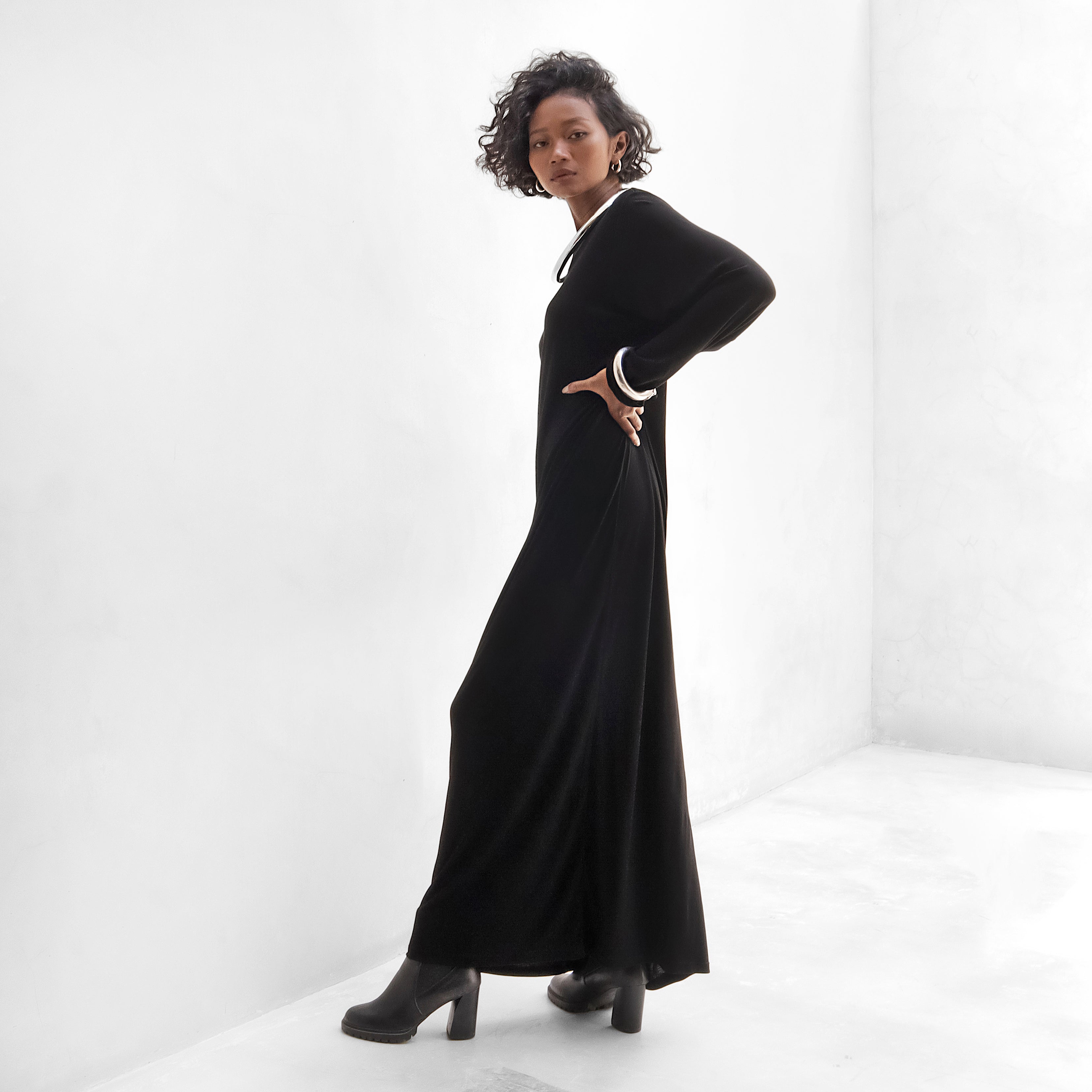 Kaftan Long Sleeve Black