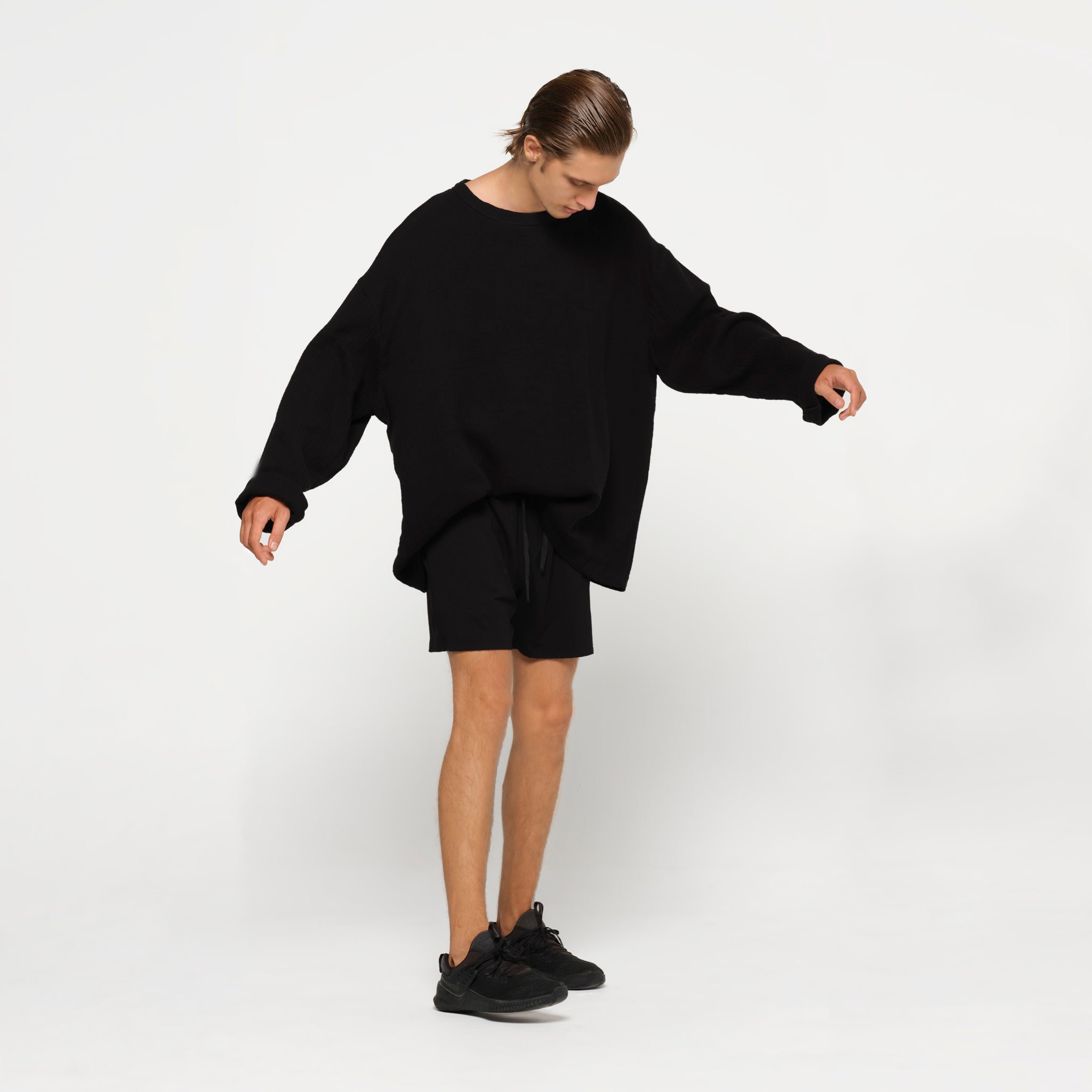 Hemp Gauze Long Sleeve Top Men