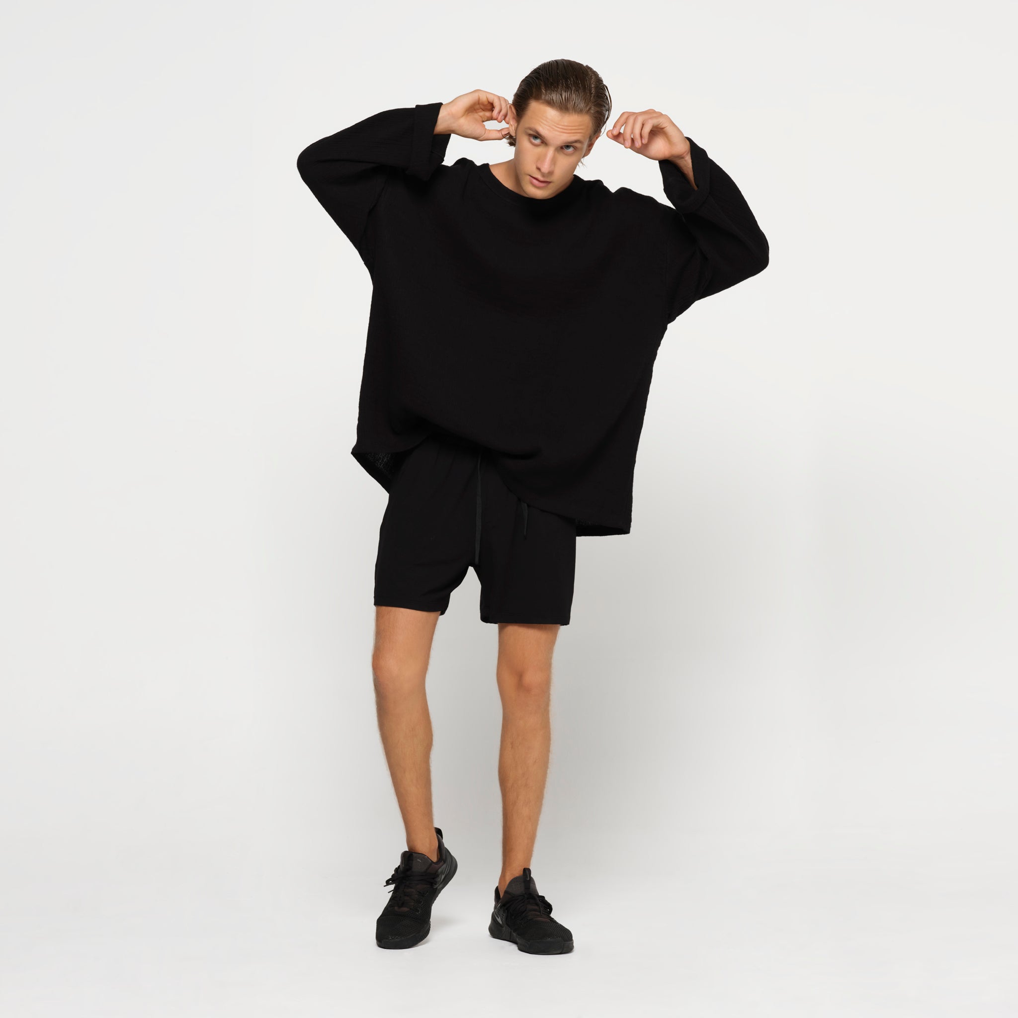 Hemp Gauze Long Sleeve Top Men