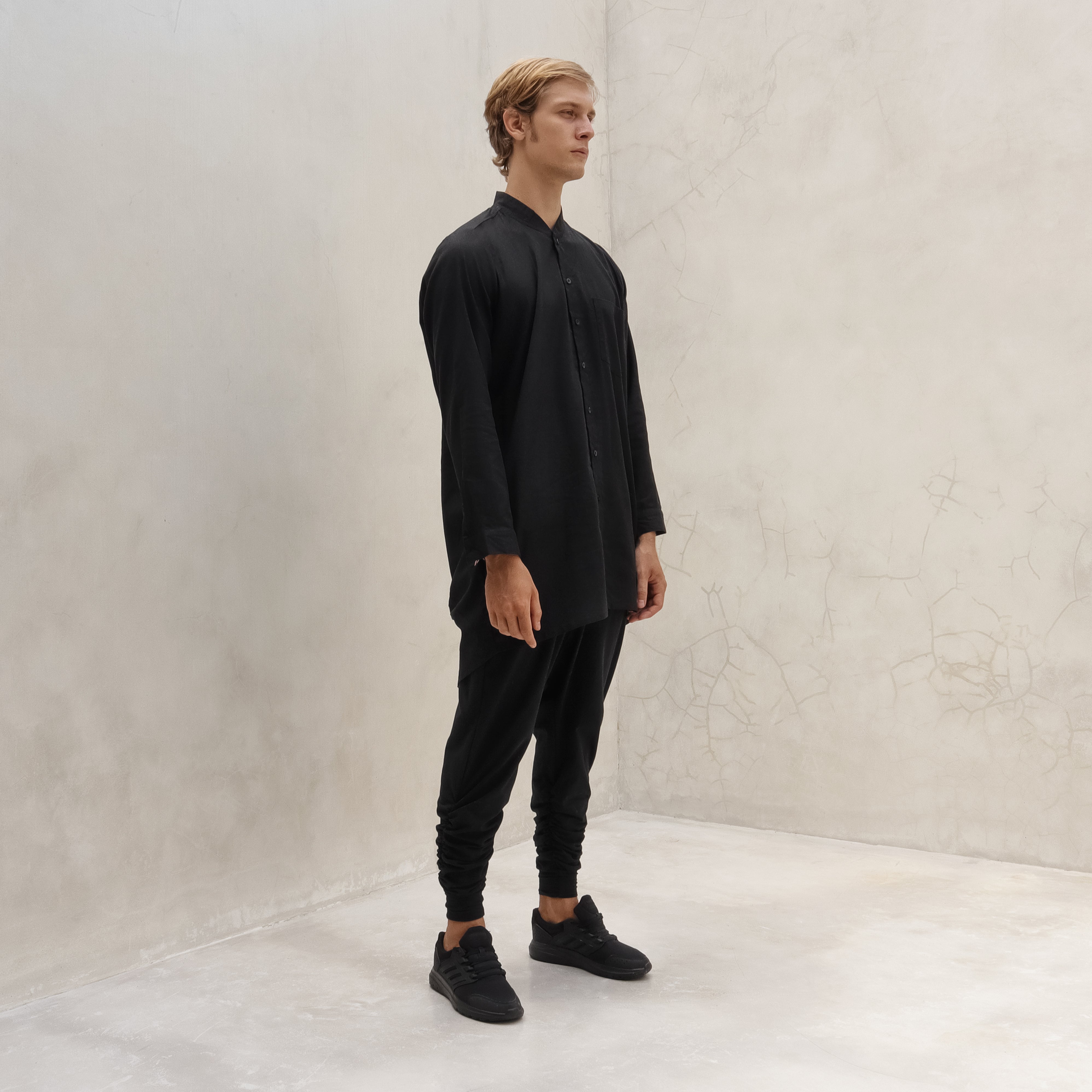 Hemp Tunic Black Men
