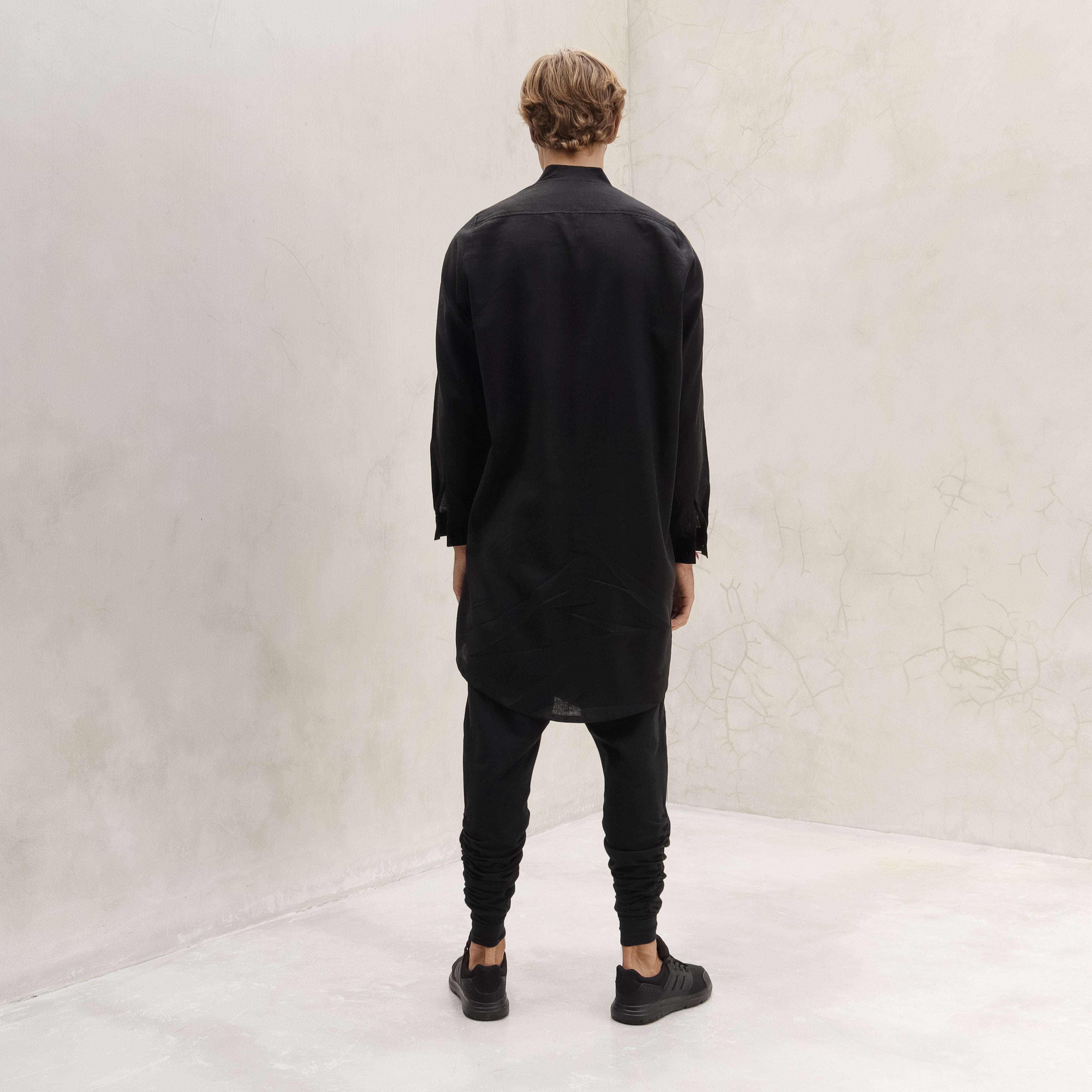 Hemp Tunic Black Men