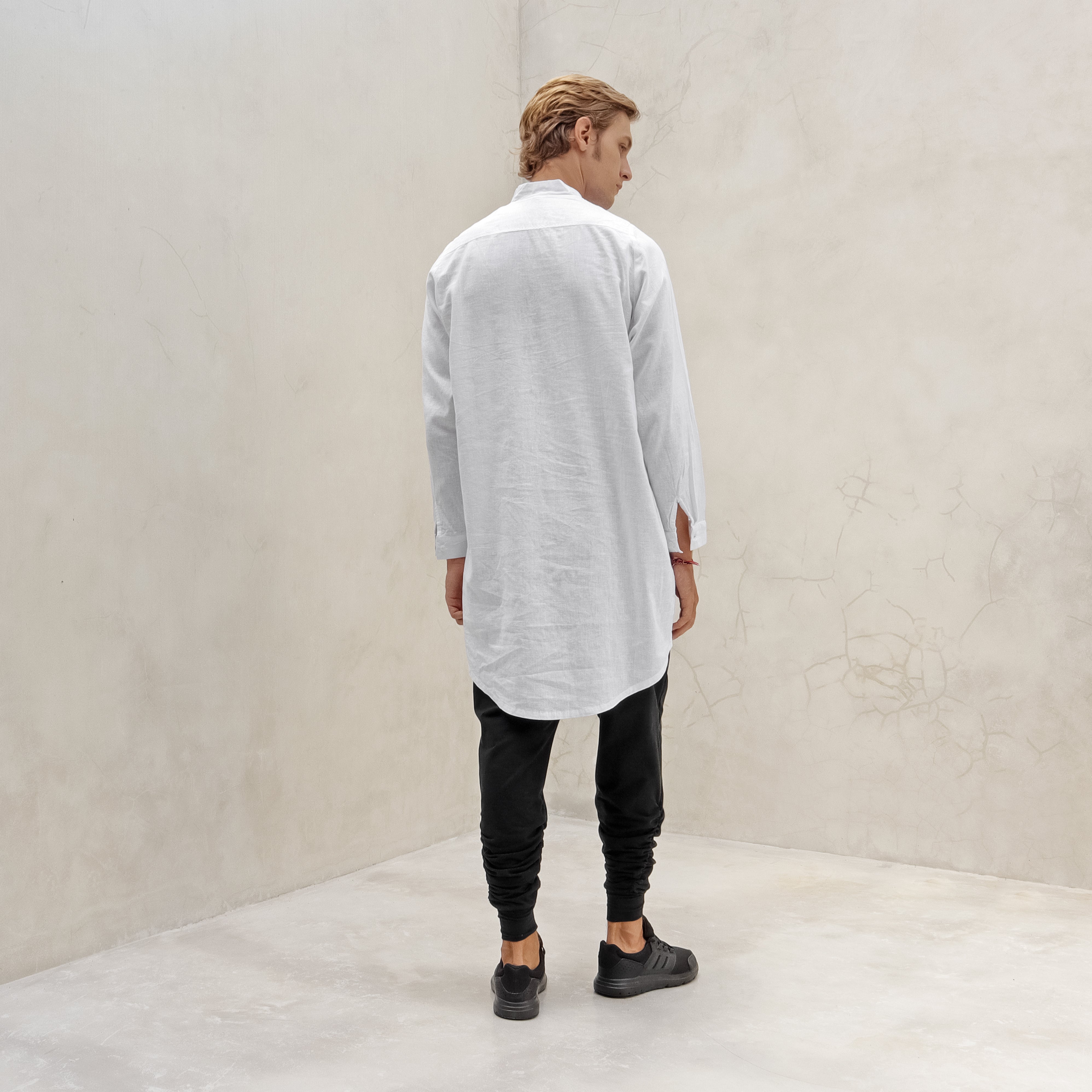 Hemp Tunic White Men