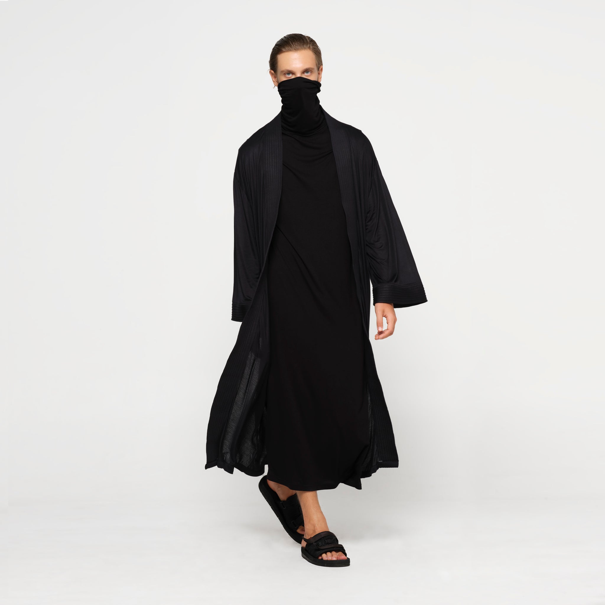 Mens Robe Black