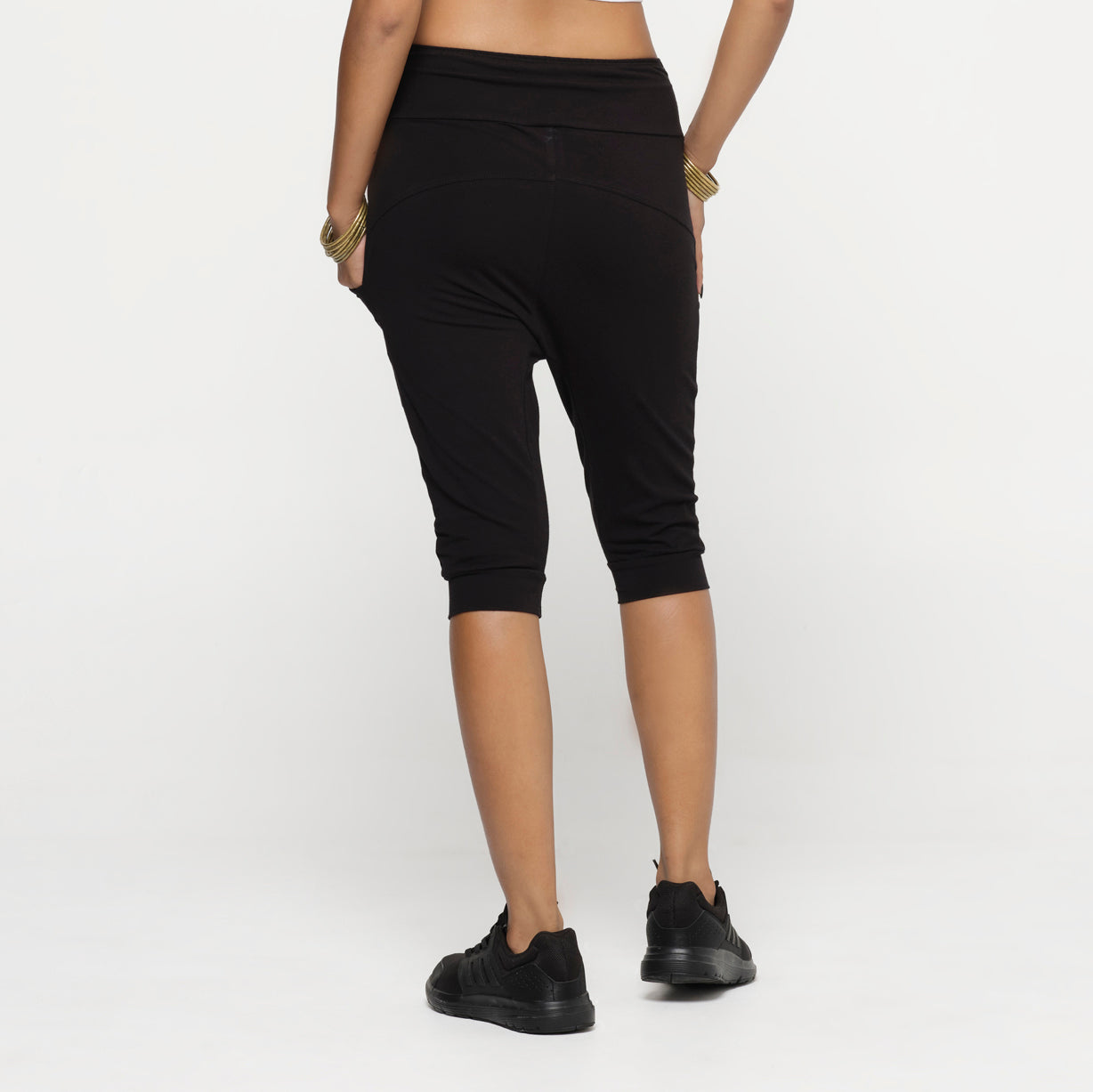 Black Riding Shorts Organic Cotton Lycra