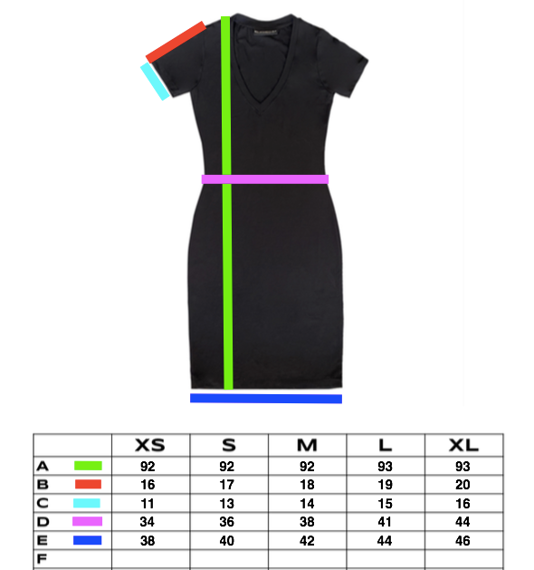 Black V Neck Dress Modal Lycra