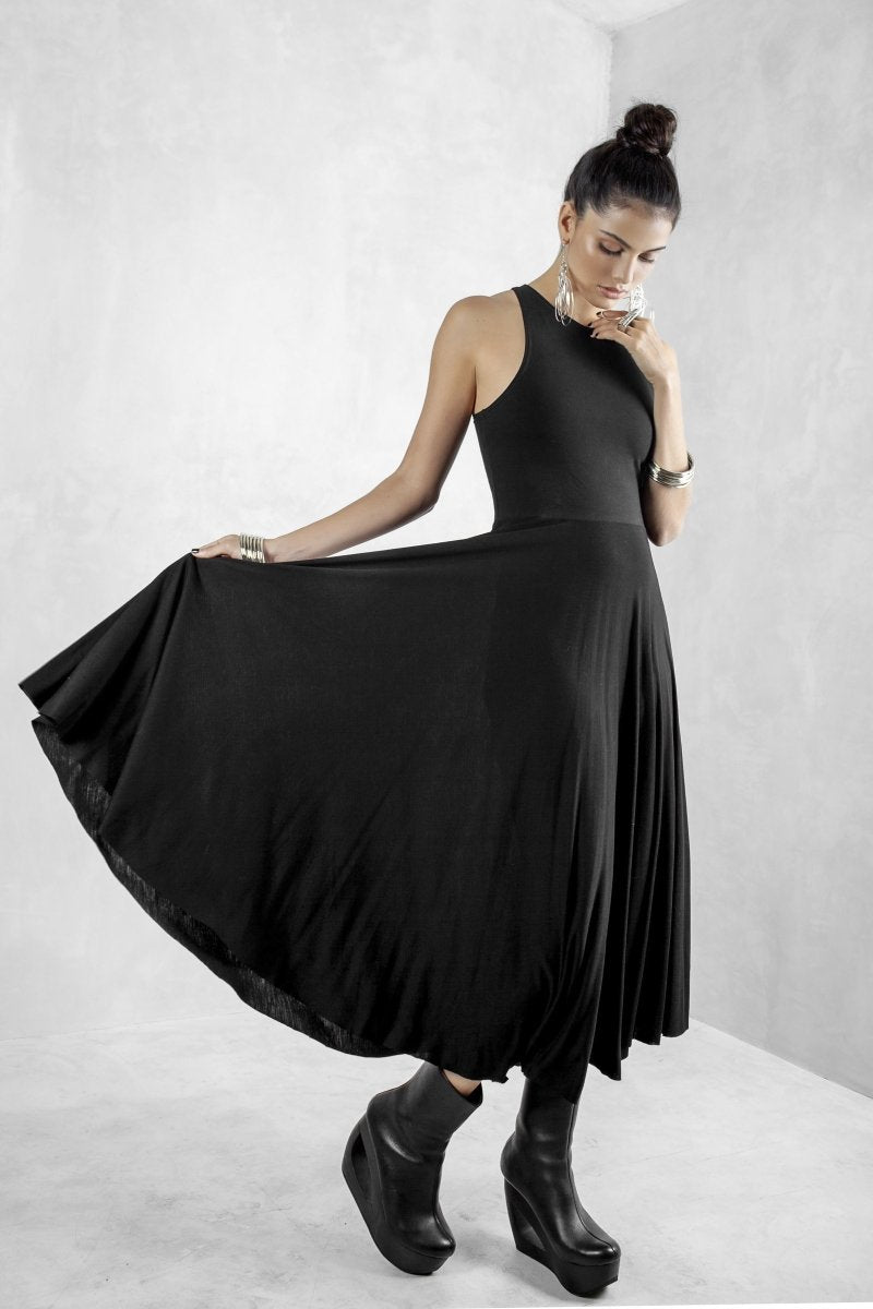Black Bodice Dress Bamboo - eleven44