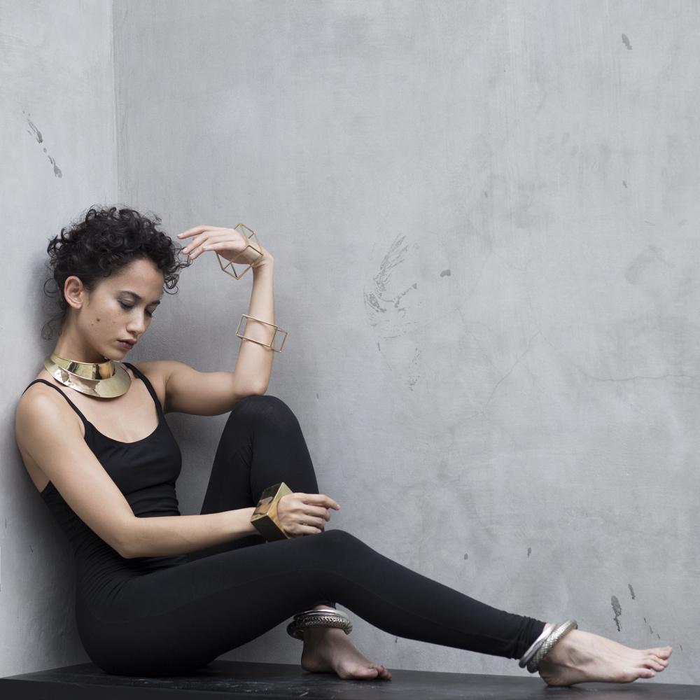 Black Catsuit Organic Cotton Lycra - eleven44