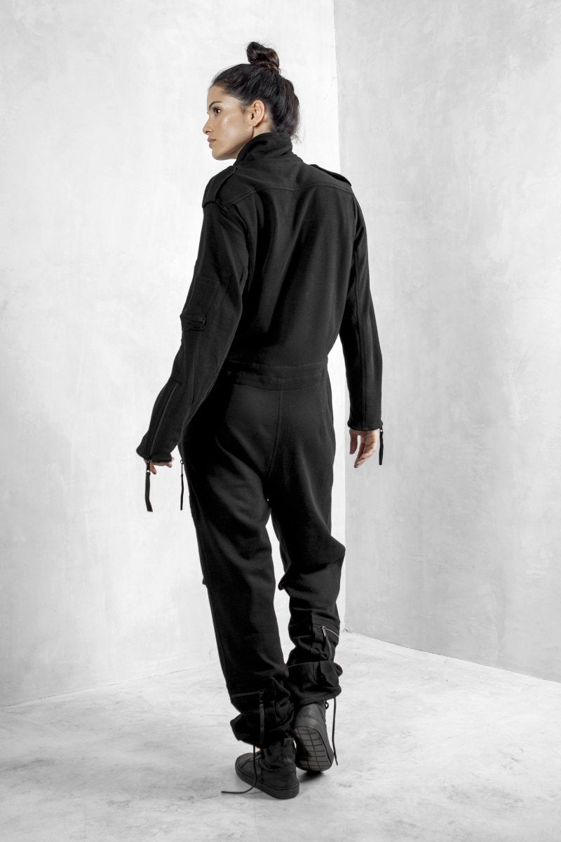 Black Coveralls Organic Cotton - eleven44