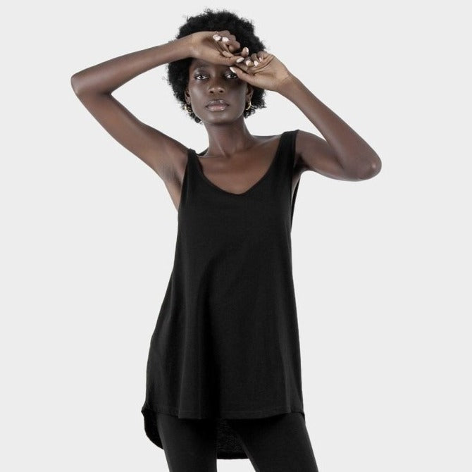 Black Tank Top Organic Cotton - eleven44