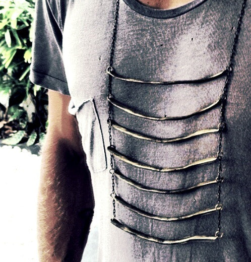 Bone Breast Plate Brass