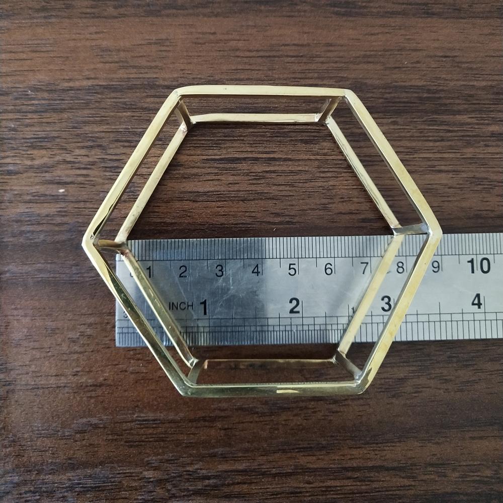 Cage Bangle Brass - eleven44