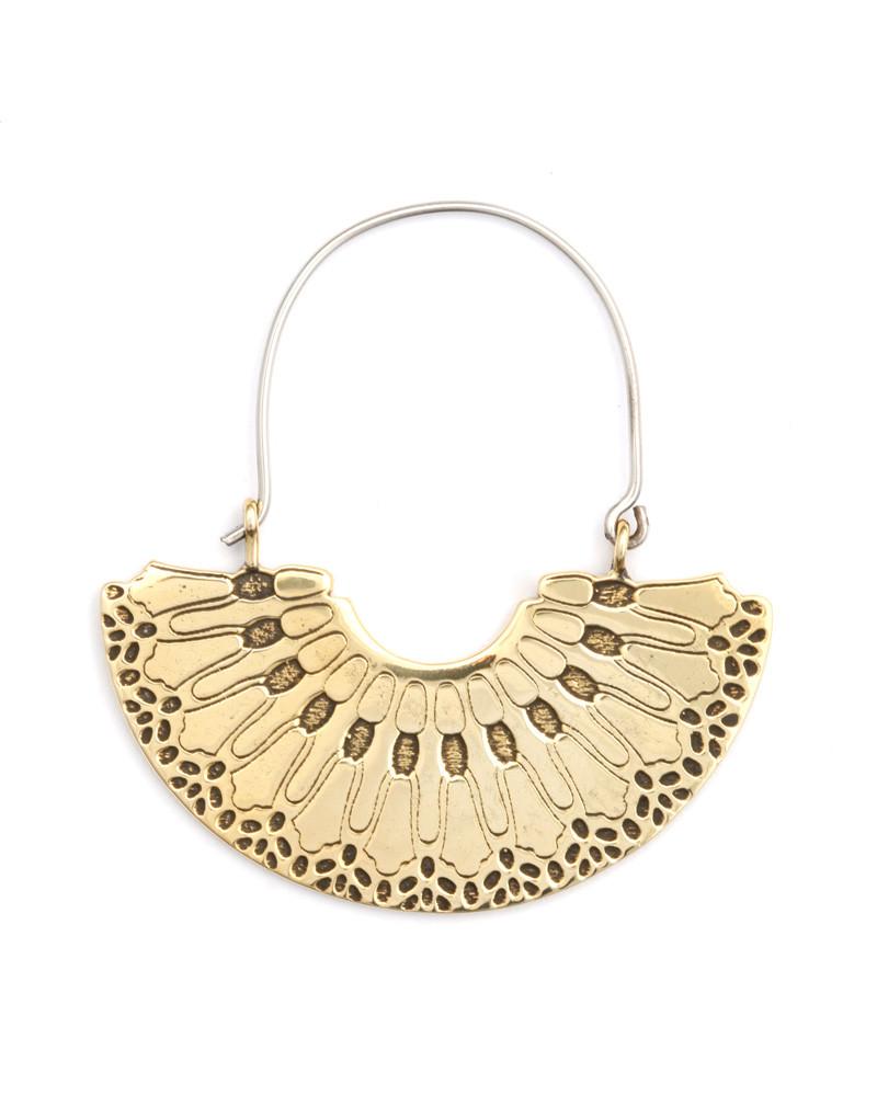 Cellular Hoops Brass - eleven44