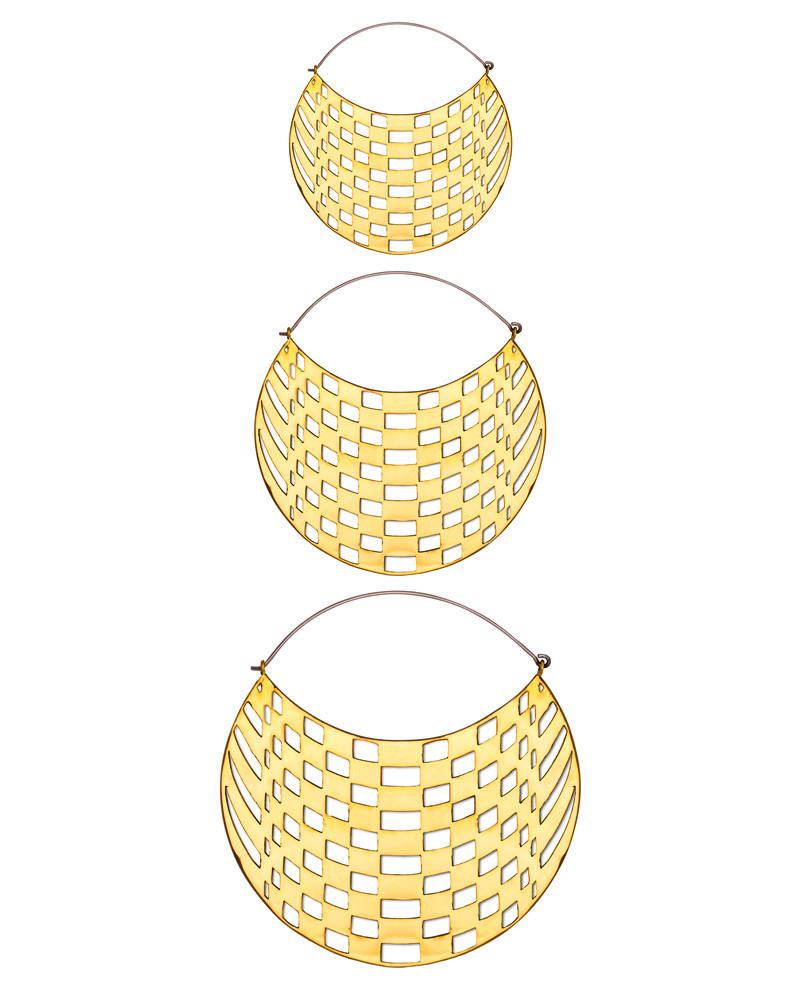 Checkers Hoops Brass - eleven44