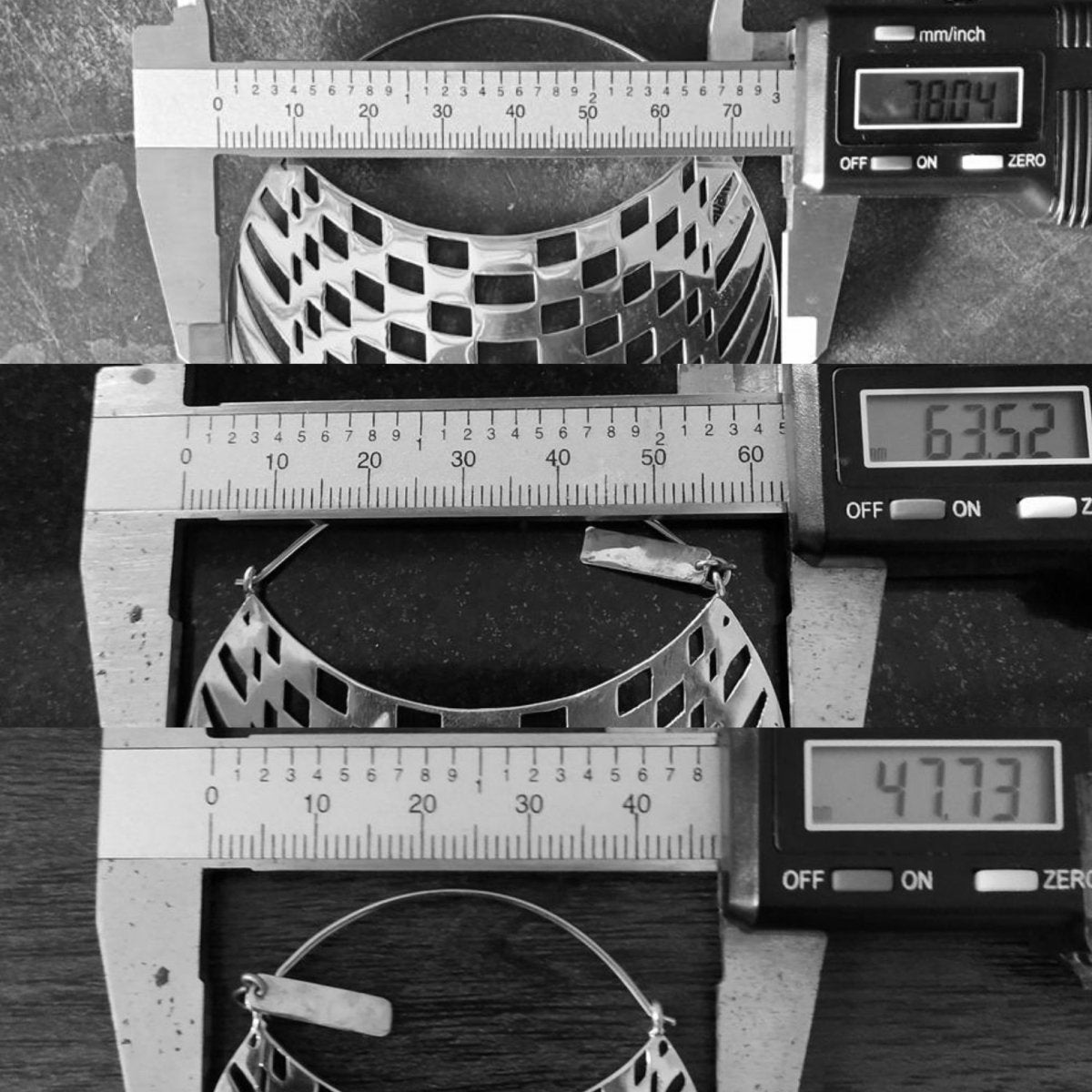 Checkers Hoops Silver - eleven44