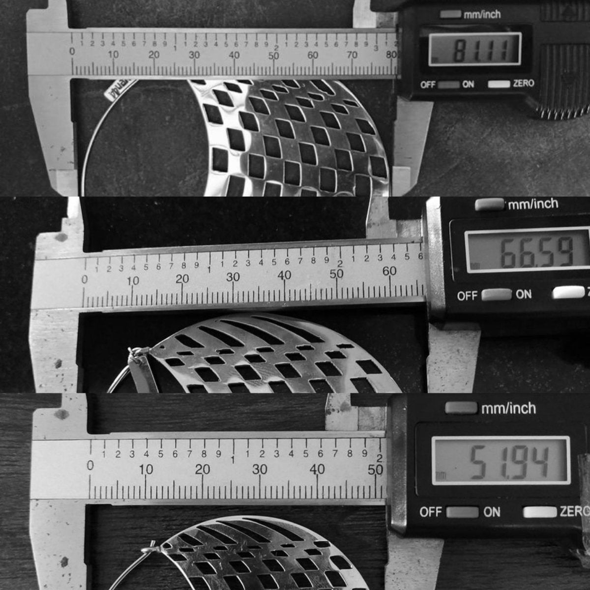 Checkers Hoops Silver - eleven44