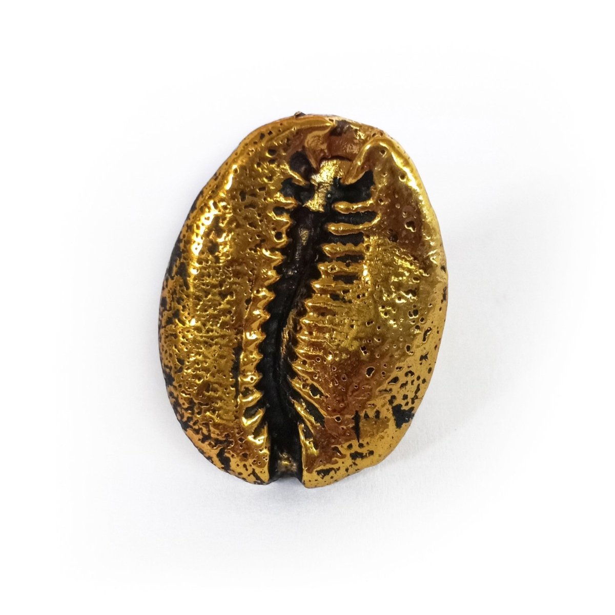 Cowrie Shell Ring Gold - eleven44