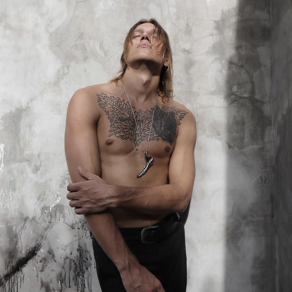 Coyote Pendant Chain Silver - eleven44