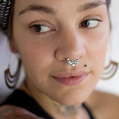 Deco Septum Silver - eleven44