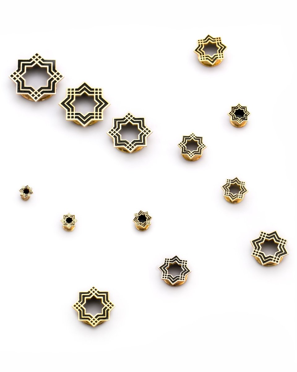 Diamond Tunnels 22K Gold Plated - eleven44