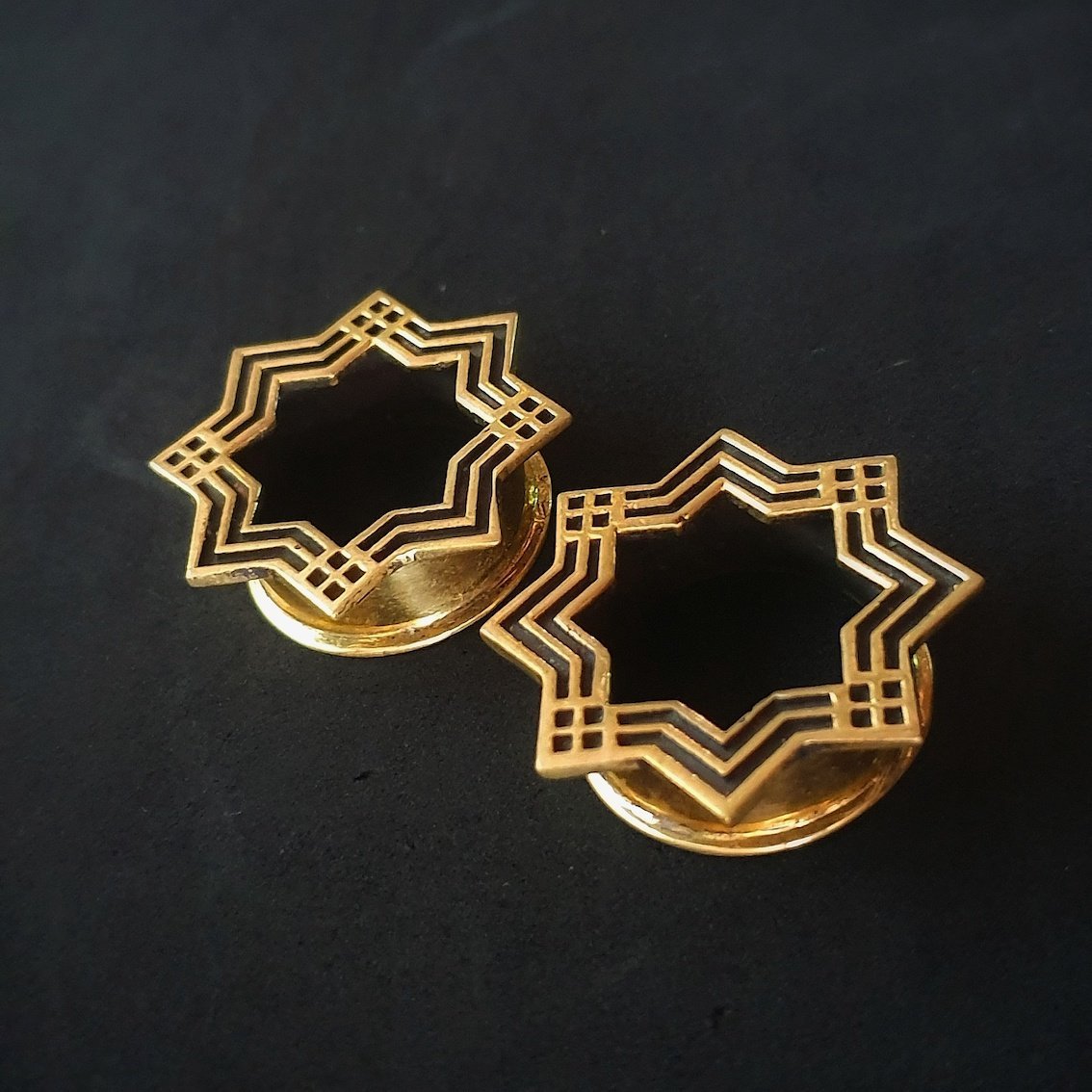 Diamond Tunnels 22K Gold Plated - eleven44
