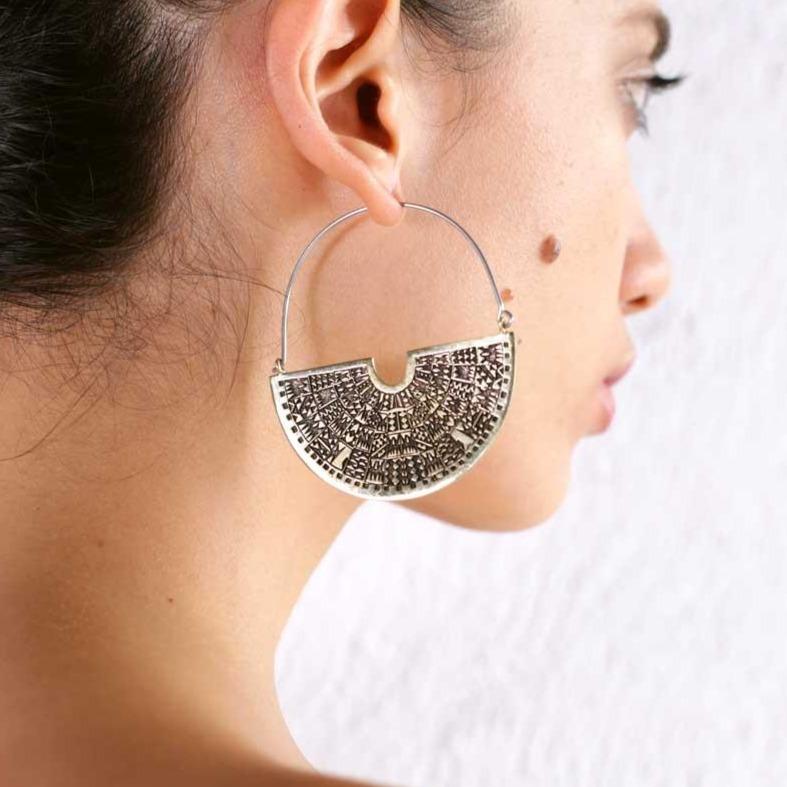 Fan Hoops Silver - eleven44