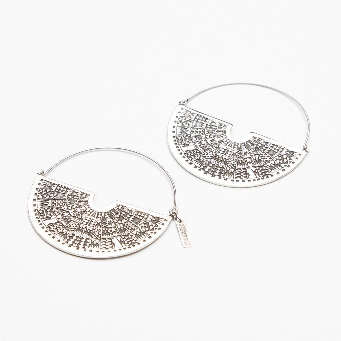 Fan Hoops Silver - eleven44