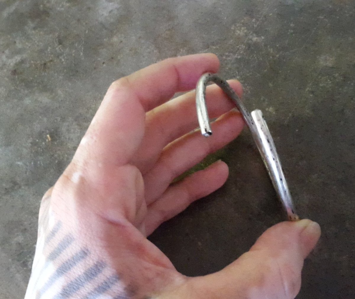 Gauged Hoops Silver - eleven44