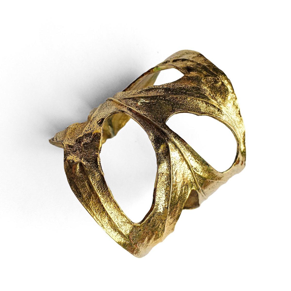 Leaf Cuff Brass - eleven44