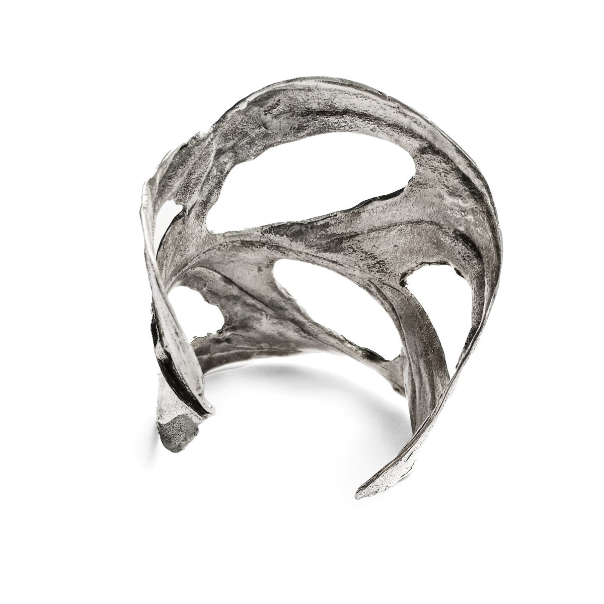 Leaf Cuff Sterling Silver - eleven44