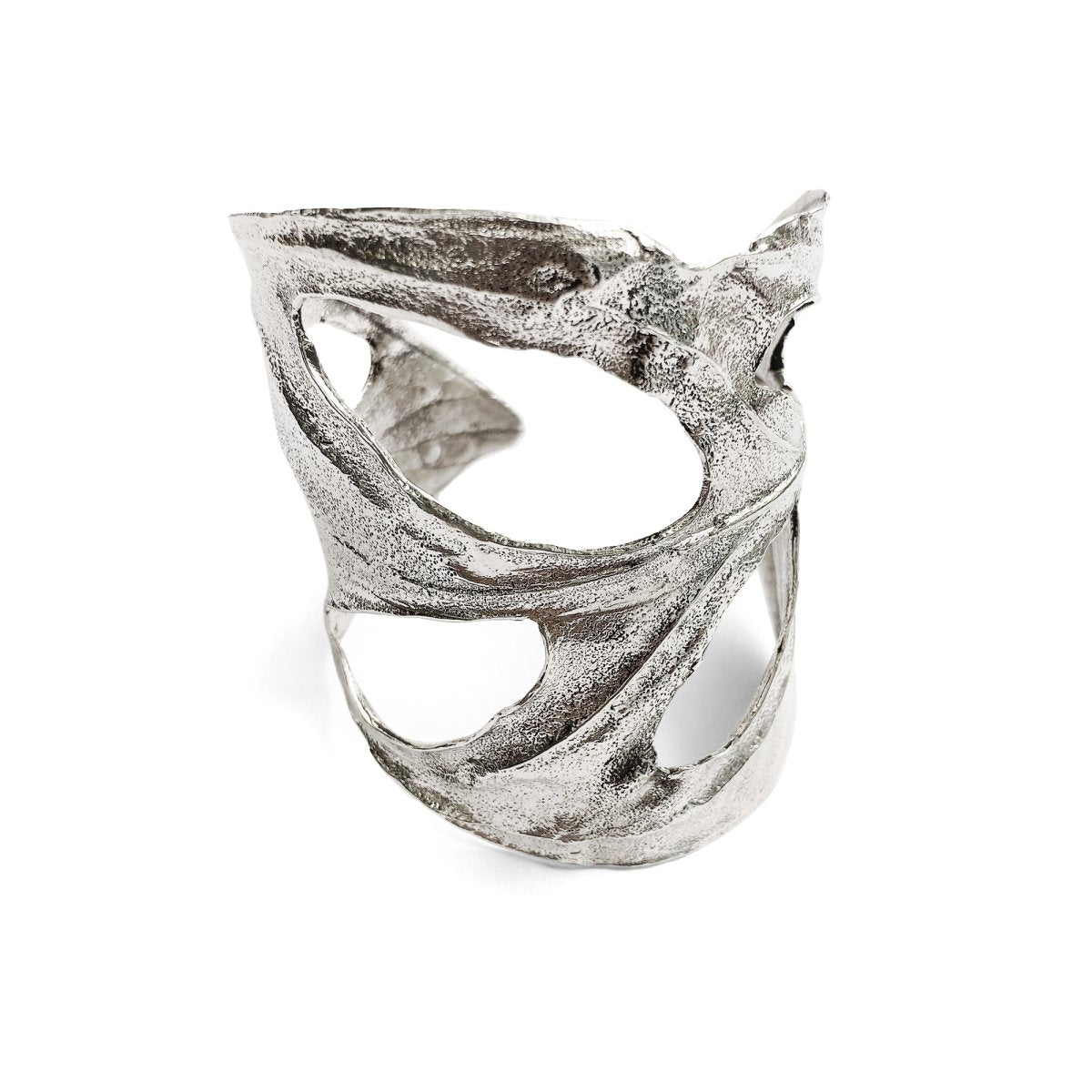 Leaf Cuff Sterling Silver - eleven44