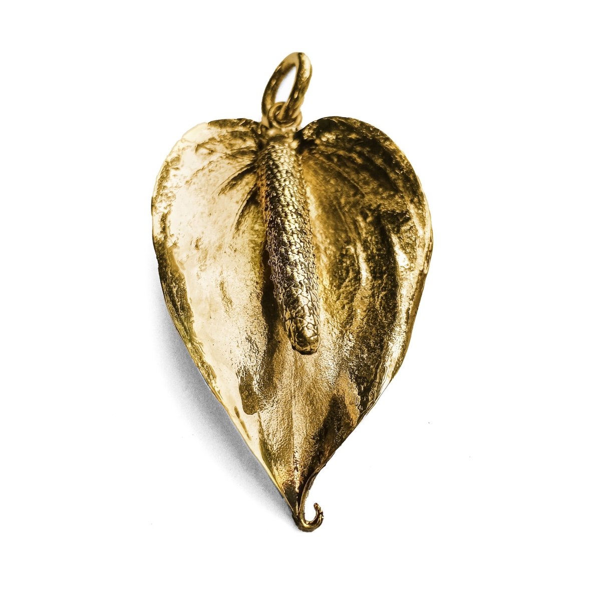 Lily Pendant Brass Chain - eleven44
